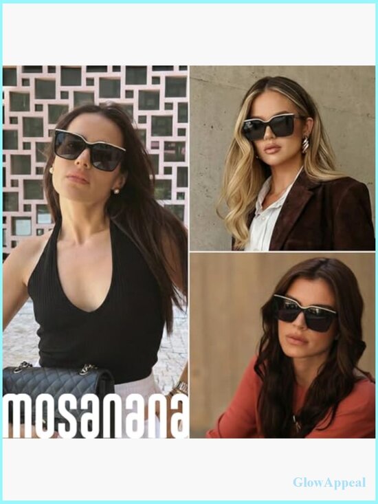 Square Polarized Oversized Sunglasses UV400 main image 5